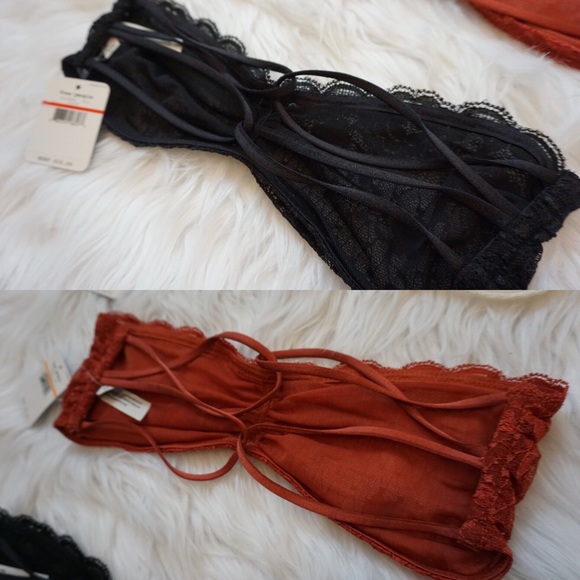 FP STRAPPY BACK LACE BANDEAU BRA - Picture 6 of 7